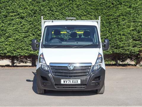 Vauxhall Movano F3500 FWD  BiTurbo 135BHP 13' L3 LWB DROPSIDE PICK UP , Air Con, Rev Cam - U7016