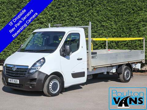 Vauxhall Movano N35 125S 14'11" / 4.5M XLWB Dropside Pick Up