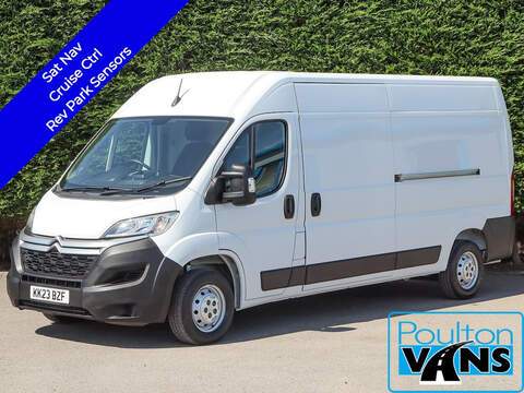 Citroen Relay 1000 Enterprise 100BHP 6 SPD M L1 SWB VAN, 3 Seats, Air Con, Cruise, Rev Park, Warranty Till 28/09/2026
