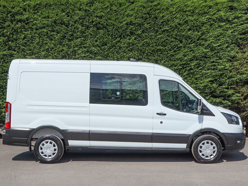 Ford Transit 350 FWD TREND 2.0TDCI 130PS L3 H2 LWB 6 SEAT CREW VAN / DOUBLE CAB, Warranty Till 18/12/2026 - U7063