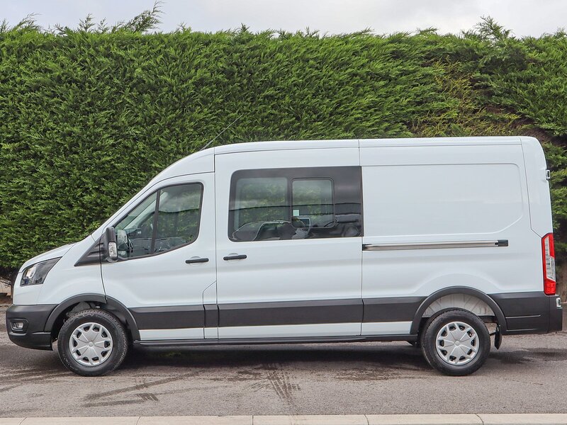 Ford Transit 350 FWD TREND 2.0TDCI 130PS L3 H2 LWB 6 SEAT CREW VAN / DOUBLE CAB, Warranty Till 01/02/2027 - U7070