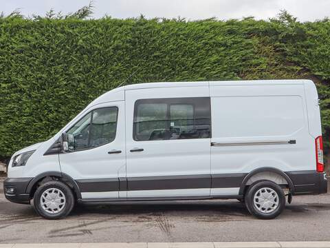 Ford Transit 350 FWD TREND 2.0TDCI 130PS L3 H2 LWB 6 SEAT CREW VAN / DOUBLE CAB, Warranty Till 01/02/2027 - U7070