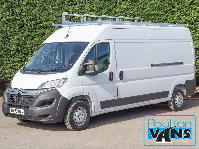 Citroen Relay 35 Enterprise 2.2HDi, 140BHP (EU 6) L3H2 LWB Glass Rack Van, Sat Nav, Air Con, Cruise, rev Park
 - U7085