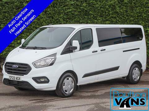 Ford Transit Custom 460 DRW Trend 170ps, 2.0TDCi, L4H3, 17 Seat Minibus, Air Con, Cruise Control, Heated Screen, Sat Nav Minibus Manual Diesel