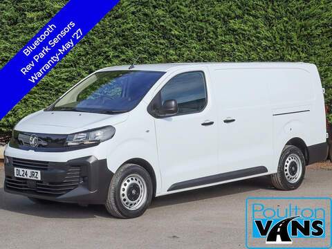 Vauxhall Vivaro 2900 Sportive 1.5 TURBO D 100BHP  L2 LONG PANEL VAN, AIR CON, CRUISE, TWIN SLD, REV PARK