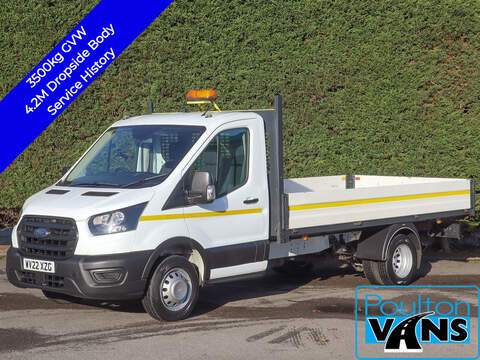 Ford Transit 350 RWD Eco Blue 2.0TDCi, 130ps, 4.3M / 14'2" L4 Extra Lwb One Stop Dropside Pick Up,