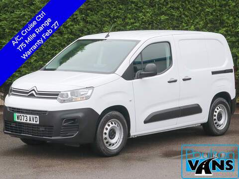 Citroen Berlingo 1000 Enterprise 100BHP 6 SPD M L1 SWB VAN, 3 Seats, Air Con, Cruise, Rev Park Sensors.