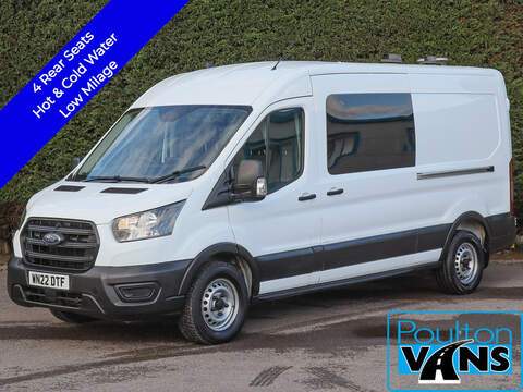 Ford Transit 350 FWD Leader 2.0TDCI, 130ps, L3H2 LWB 7 Seat Welfare Van, Reverse Parking Sensors, Toilet, DAB Welfare Manual Diesel