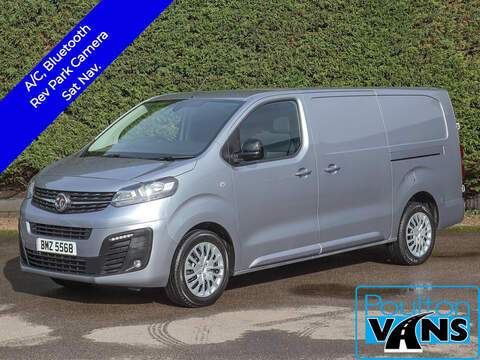 Vauxhall Vivaro 3100 PRO 2.0 TurboD 145bhp L2 LONG Panel Van, SAT NAV, REV CAM, AIR CON, CRUISE, REV PARK
