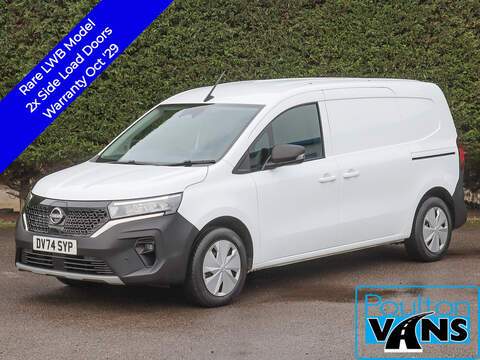 Nissan Townstar Tekna 45Kwh 122Bhp Electric Auto L2 LWB Van, Air Con, Cruise, Twin SLD, Waranty Till 20/08/2029
