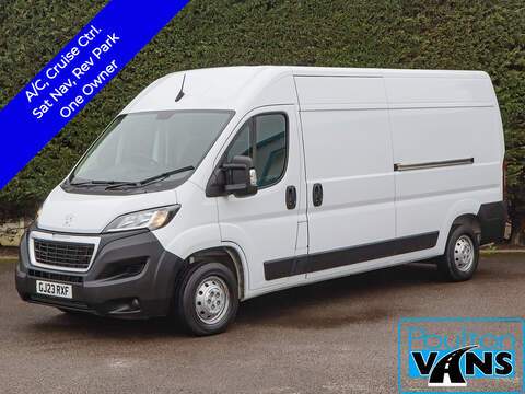 Peugeot Boxer 1000 Asphalt Premium + 1.5HDI 100BHP L2 LONG PANEL VAN, SAT NAV, REV CAM, AIR CON, CRUISE, REV PARK.