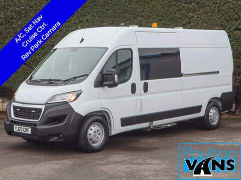 Peugeot Boxer Partner 850 PRO EURO 6 L2 LONG 5 SEAT CREW VAN Crew Van Manual Diesel