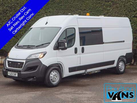 Peugeot Boxer 1000 Asphalt Premium + 1.5HDI 100BHP L2 LONG PANEL VAN, SAT NAV, REV CAM, AIR CON, CRUISE, REV PARK.