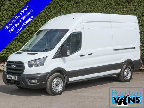 Ford Transit 335 Professional Premium + 2.2HDI, 140BHP, L3 H2 LWB PANEL VAN, SAT NAV, AIR CON, CRUISE, REV PARK
