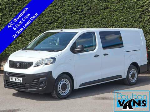 Peugeot Expert 1000 Asphalt Premium + 1.5HDI 100BHP L2 LONG PANEL VAN, SAT NAV, REV CAM, AIR CON, CRUISE, REV PARK.