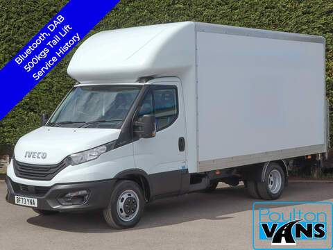 Iveco Daily 35 Plus, 2.2HDI, 140BHP, 11'8" / 3.55M L3 LWB LUTON BOX VAN, Air Con, 500KGS Tail Lift