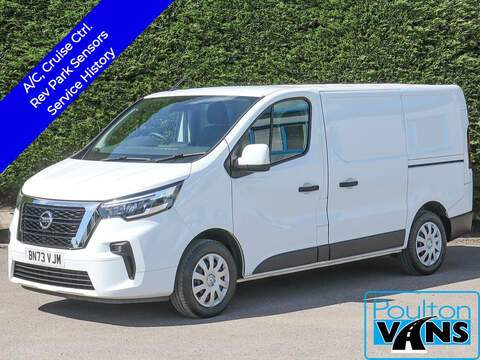 Nissan Primastar E 1200 PROFESSIONAL 75KW ELECTRIC AUTO STD MWB PANEL VAN, Air Con, Cruise, 75KW Long Range