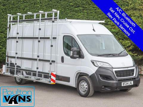 Peugeot Boxer 1000 Asphalt Premium + 1.5HDI 100BHP L2 LONG PANEL VAN, SAT NAV, REV CAM, AIR CON, CRUISE, REV PARK.