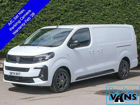 Vauxhall Vivaro 2300 PRIME 1.5 Turbo D 100BHP 6 Speed L1 SWB VAN, B.Tooth, Air Con, Cruise Control