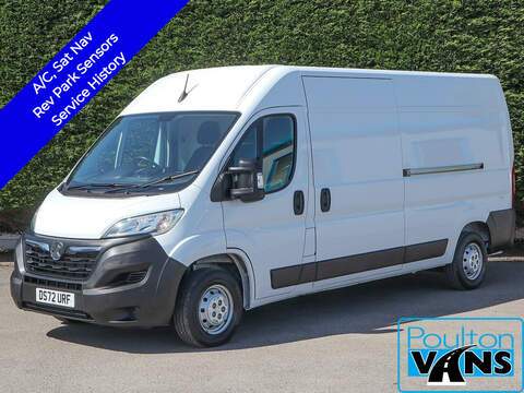 Vauxhall Movano 3500 BiTurbo Prime 2.2 Turbo D 140BHP L2 H2 MWB PANEL VAN, Sat Nav, Air Con, Cruise, Rev Park.