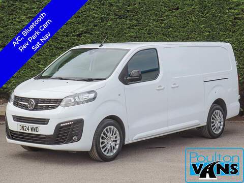 Vauxhall Vivaro 3500 BiTurbo Prime 2.2 Turbo D 140BHP L2 H2 MWB PANEL VAN, Sat Nav, Air Con, Cruise, Rev Park.