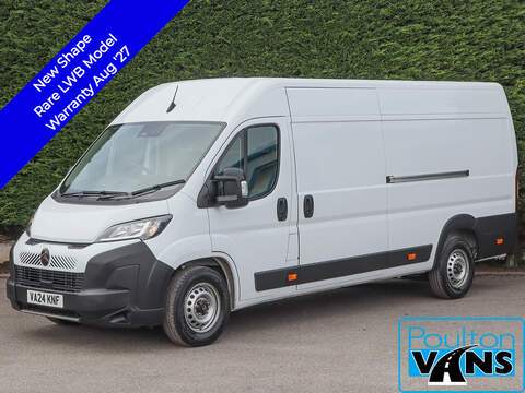 Citroen Relay 1000 Enterprise 100BHP 6 SPD M L1 SWB VAN, 3 Seats, Air Con, Cruise, Rev Park Sensors.