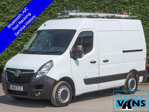 Vauxhall Movano 3500 BiTurbo Prime 2.2 Turbo D 140BHP L2 H2 MWB PANEL VAN, Sat Nav, Air Con, Cruise, Rev Park.