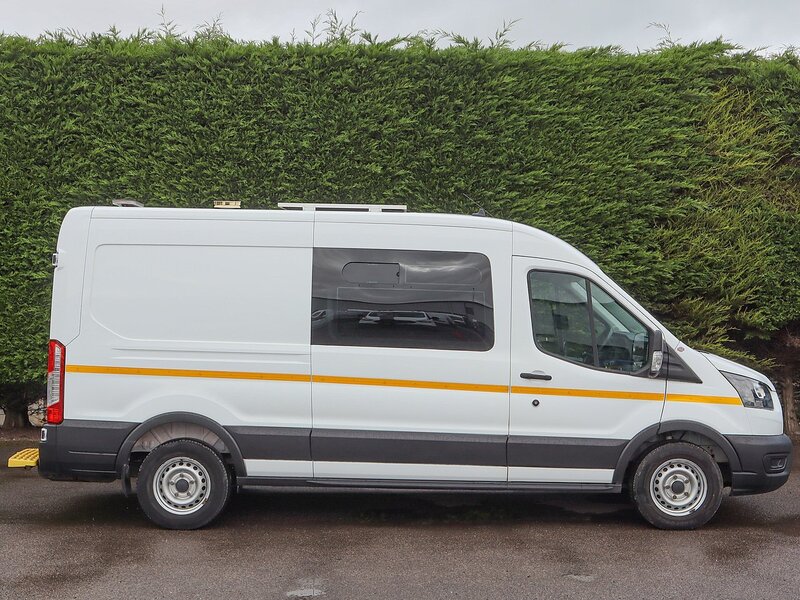 Ford Transit 350 FWD Leader 2.0TDCI, 130ps, L3 H2 LWB 7 Seat Welfare Van, Cartwright Conversion, Toilet To Rear - U7323