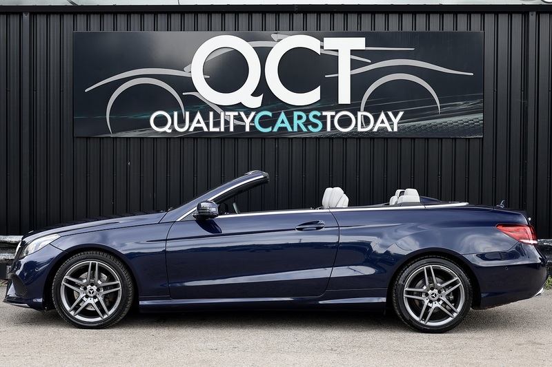 Mercedes-Benz E220 CDI AMG Line Convertible Full Service History + AirScarf + COMAND Online Image 1