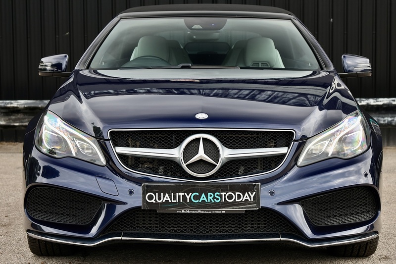 Mercedes-Benz E220 CDI AMG Line Convertible Full Service History + AirScarf + COMAND Online Image 3