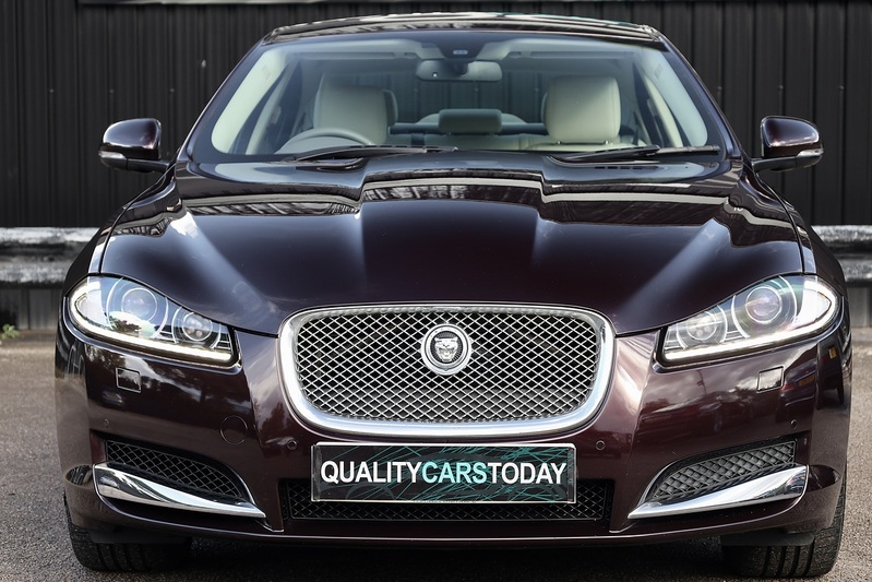 Jaguar XF Premium Luxury Just 23k Miles + Rare Caviar Red + Exceptional Image 3