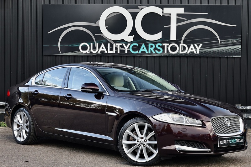 Jaguar XF Premium Luxury Just 23k Miles + Rare Caviar Red + Exceptional Image 0