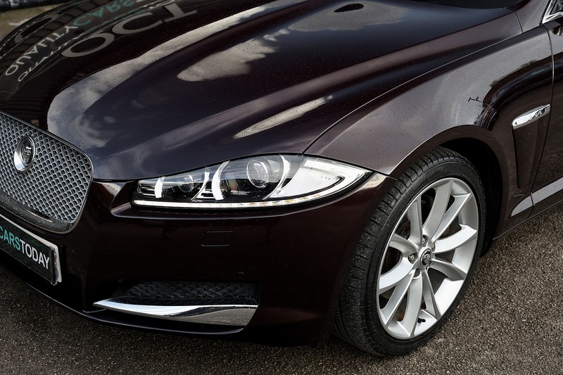 Jaguar XF Premium Luxury Just 23k Miles + Rare Caviar Red + Exceptional Image 34