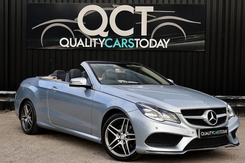 Mercedes-Benz E250 CDI AMG Sport Convertible Rare Spec + Blue Roof + Air Scarf + Heated Seats + Reverse Cam Image 0