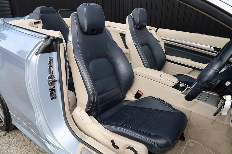 Mercedes-Benz E250 CDI AMG Sport Convertible Rare Spec + Blue Roof + Air Scarf + Heated Seats + Reverse Cam Image 7