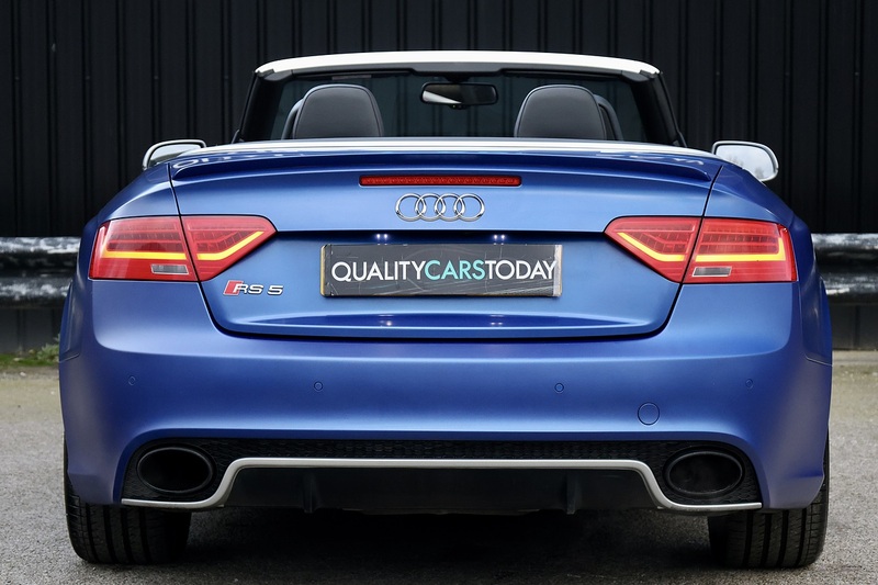 Audi RS5 Convertible  Limited Edition Matte Speang Blue + Carbon Seats + Carbon Engine bay + Very Limited  Edition Image 4