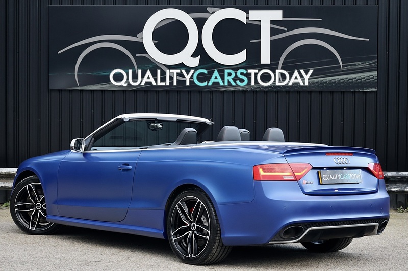 Audi RS5 Convertible  Limited Edition Matte Speang Blue + Carbon Seats + Carbon Engine bay + Very Limited  Edition Image 9