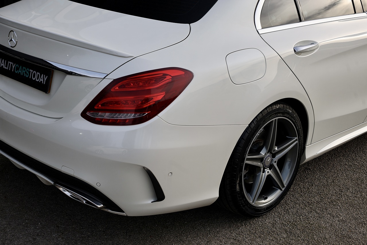 Mercedes-Benz C220d AMG Line Prem+ 2 Former Keepers + Full Service History + High Spec - Large 16