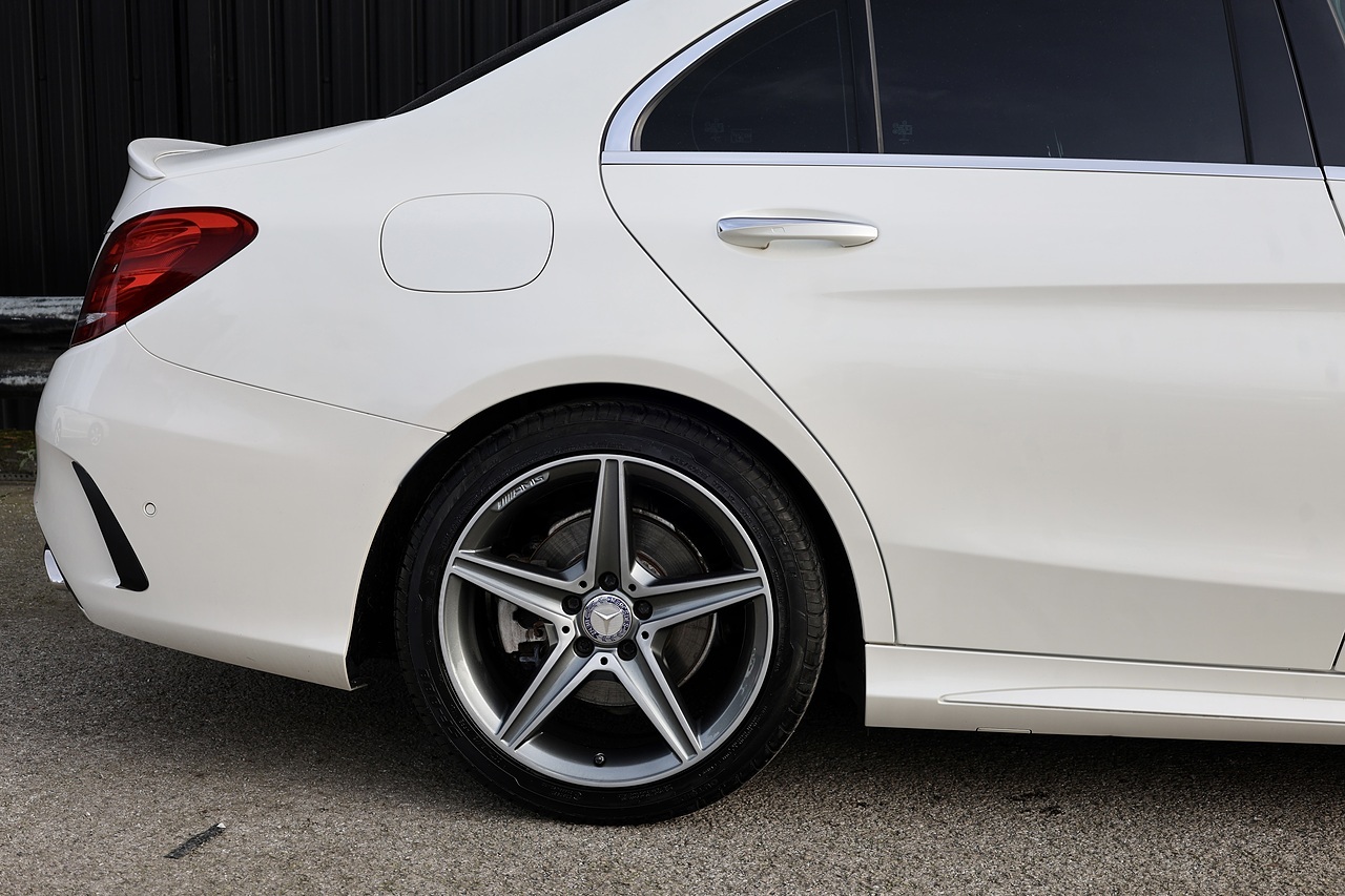 Mercedes-Benz C220d AMG Line Prem+ 2 Former Keepers + Full Service History + High Spec - Large 17