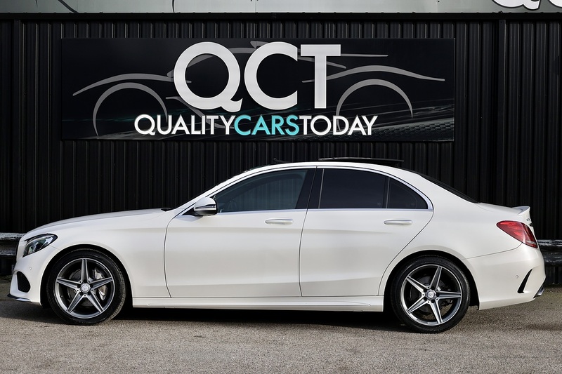 Mercedes-Benz C220d AMG Line Prem+ 2 Former Keepers + Full Service History + High Spec Image 1
