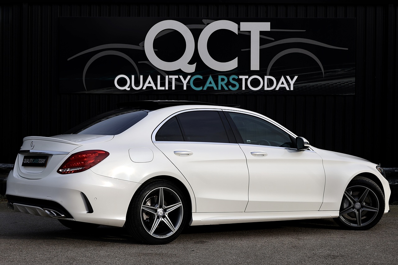 Mercedes-Benz C220d AMG Line Prem+ 2 Former Keepers + Full Service History + High Spec - Large 12