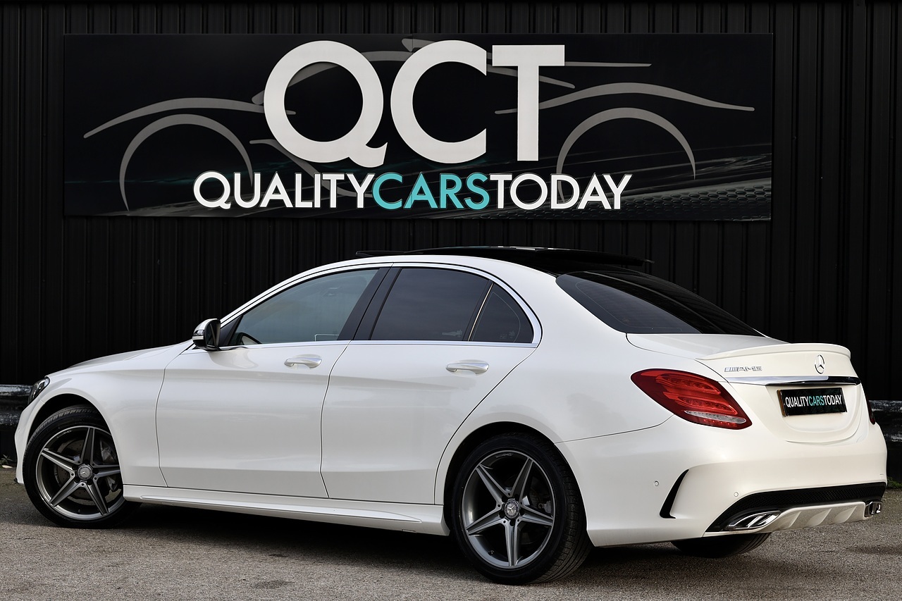 Mercedes-Benz C220d AMG Line Prem+ 2 Former Keepers + Full Service History + High Spec - Large 11
