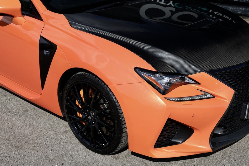 Lexus RC F Carbon Edition Full Lexus Main Dealer + Solar Flare Orange + Very Rare Image 13