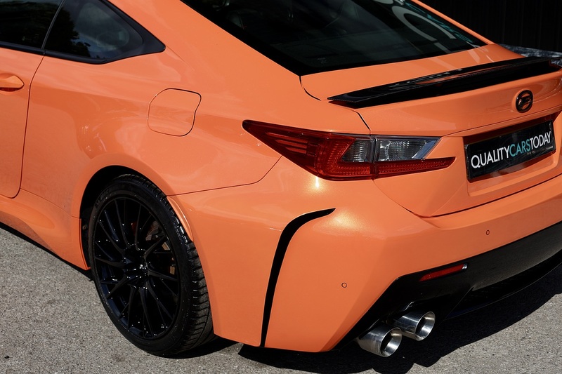 Lexus RC F Carbon Edition Full Lexus Main Dealer + Solar Flare Orange + Very Rare Image 18
