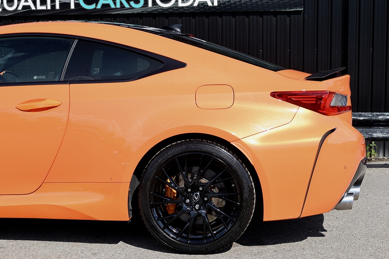 Lexus RC F Carbon Edition Full Lexus Main Dealer + Solar Flare Orange + Very Rare - Large 17