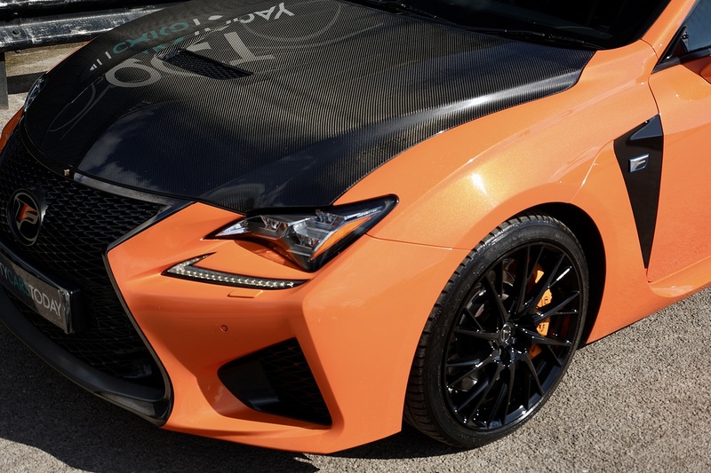 Lexus RC F Carbon Edition Full Lexus Main Dealer + Solar Flare Orange + Very Rare Image 15