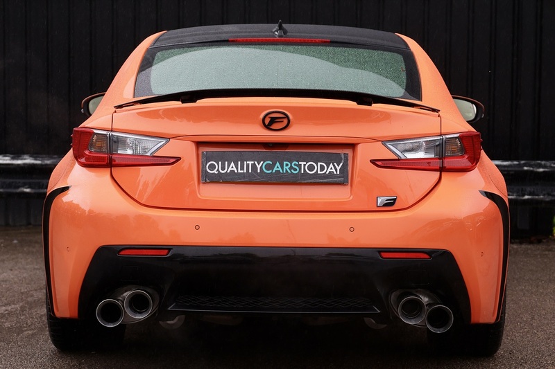 Lexus RC F Carbon Edition Full Lexus Main Dealer + Solar Flare Orange + Very Rare Image 4