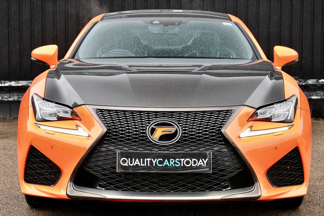 Lexus RC F Carbon Edition Full Lexus Main Dealer + Solar Flare Orange + Very Rare - Large 3