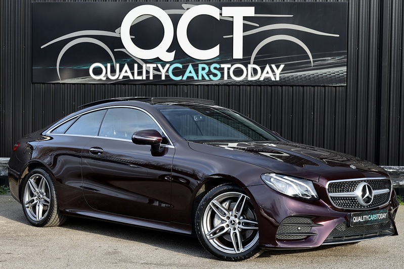 Mercedes-Benz E220d AMG Line Premium Coupe Full Mercedes Main Dealer History + Panoramic Roof Image 0