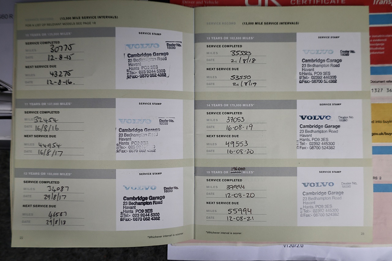 Volvo S60 D5 SE 20 Volvo Main Dealer Services inc.Cambelt - Large 29